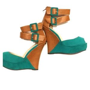 Charlotte Russe wedges. Worn two times